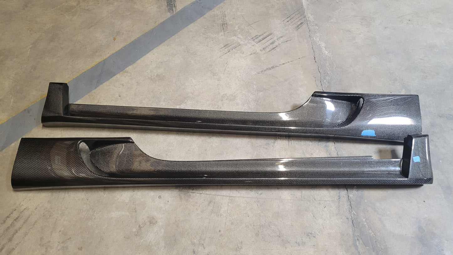 PRIDE NSX 91-05 Side Skirts Carbon-BLEMISHED