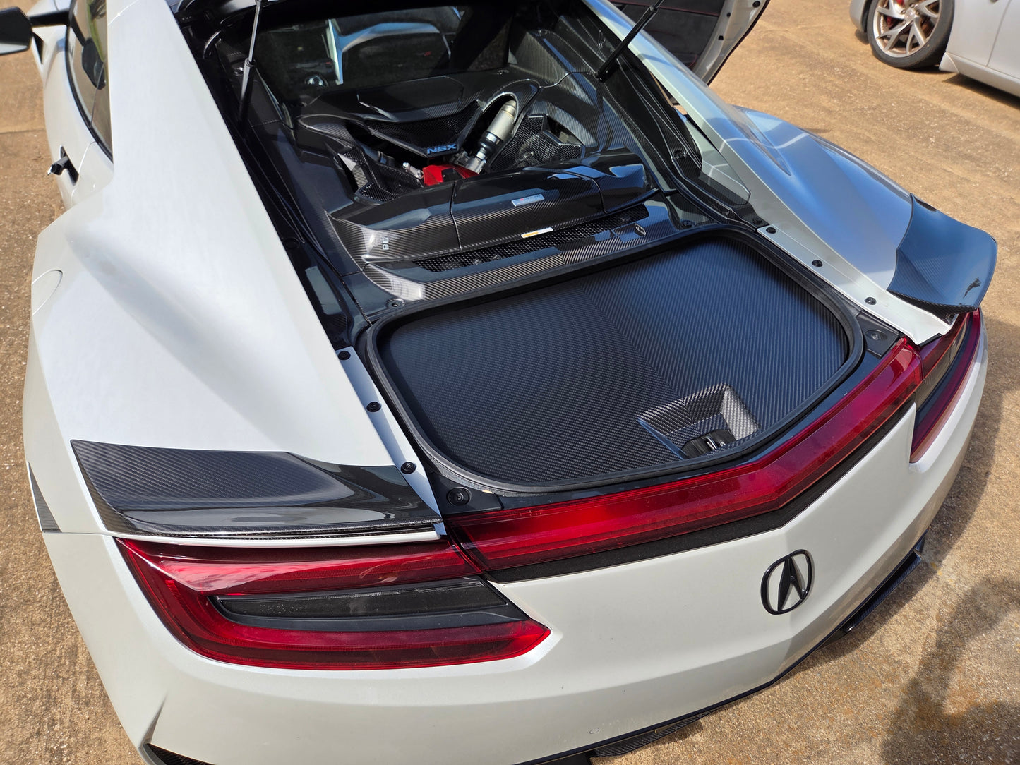 PRIDE NSX 17-22 Carbon Trunk Panel Insert