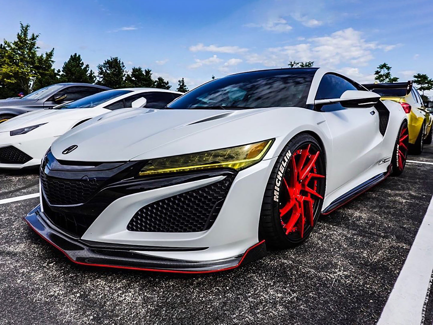 Acura NSX 2017-2021 Carbon Front Lip