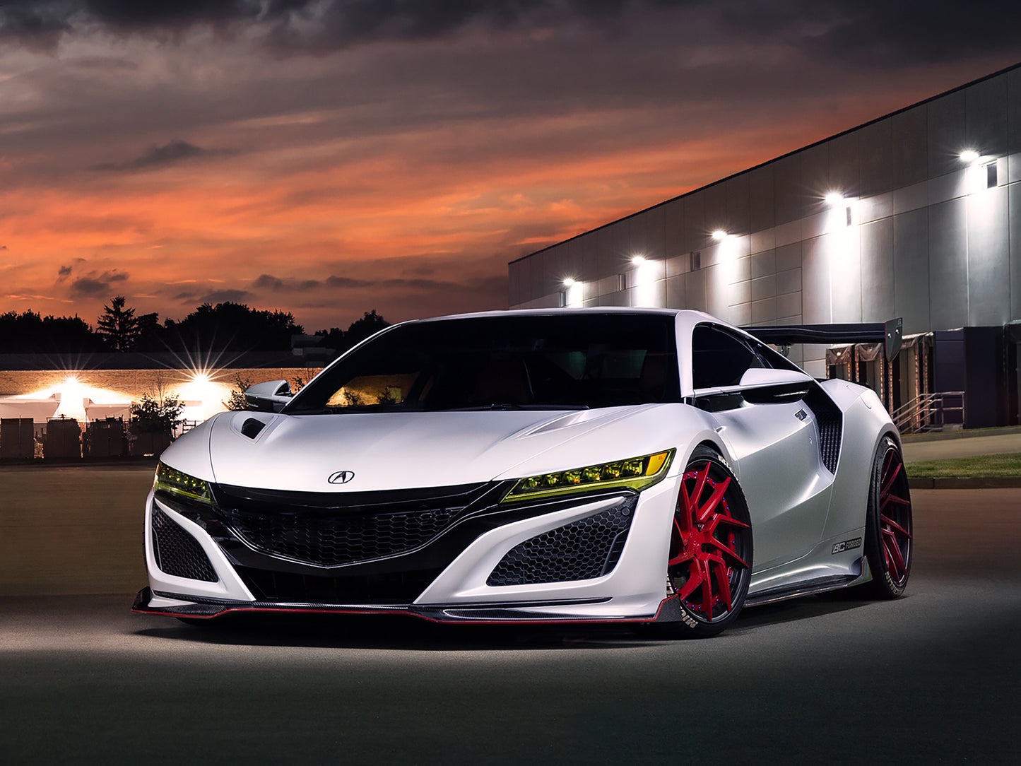 Acura NSX 2017-2021 Carbon Front Lip