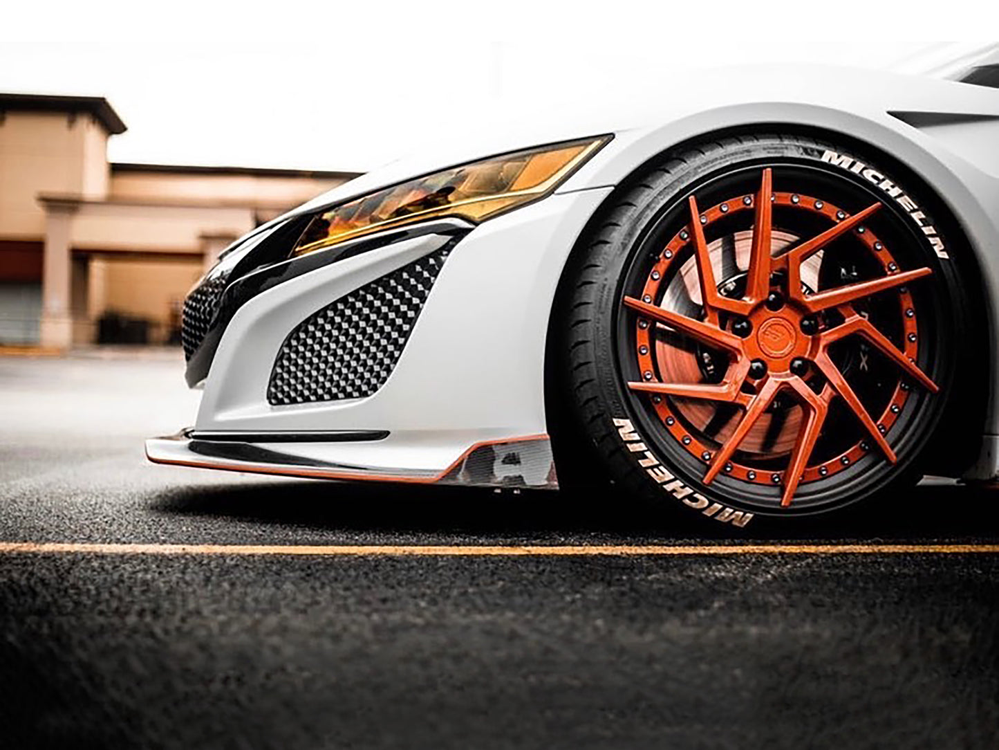 Acura NSX 2017-2021 Carbon Front Lip