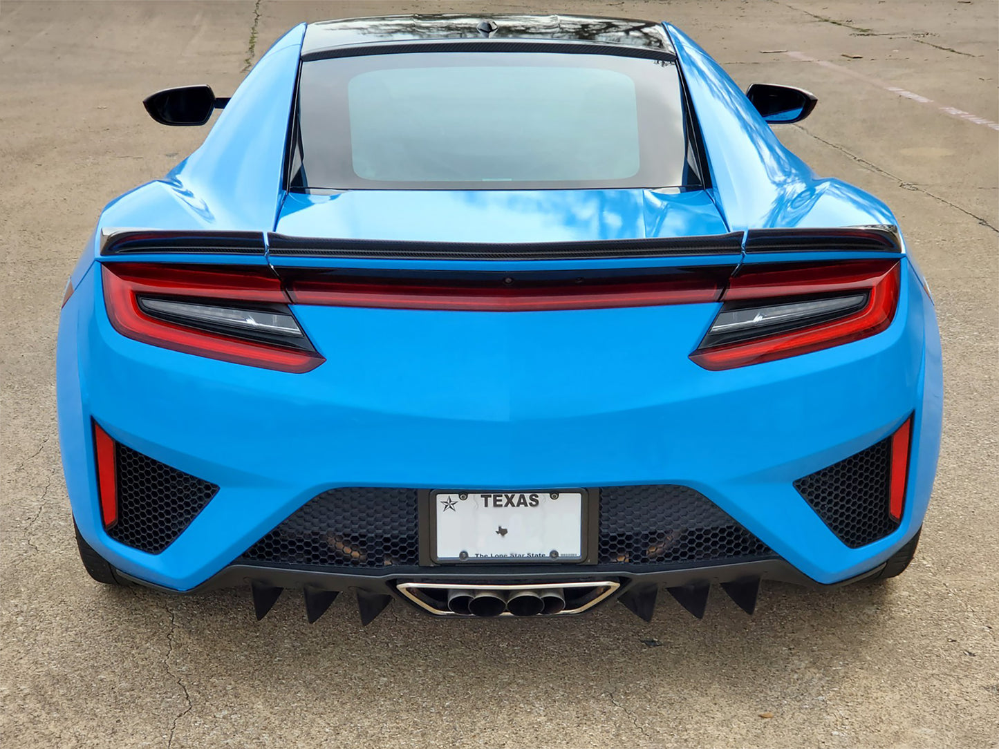 Acura NSX 2017-2021 Carbon 3 Piece Spoiler