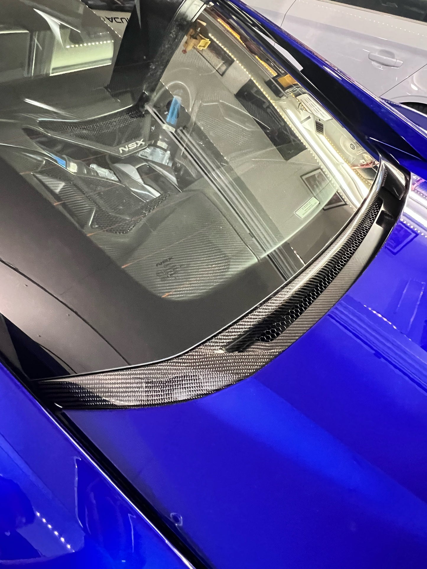 PRIDE NSX 17-22 Carbon Rear Window Garnish-Blemished