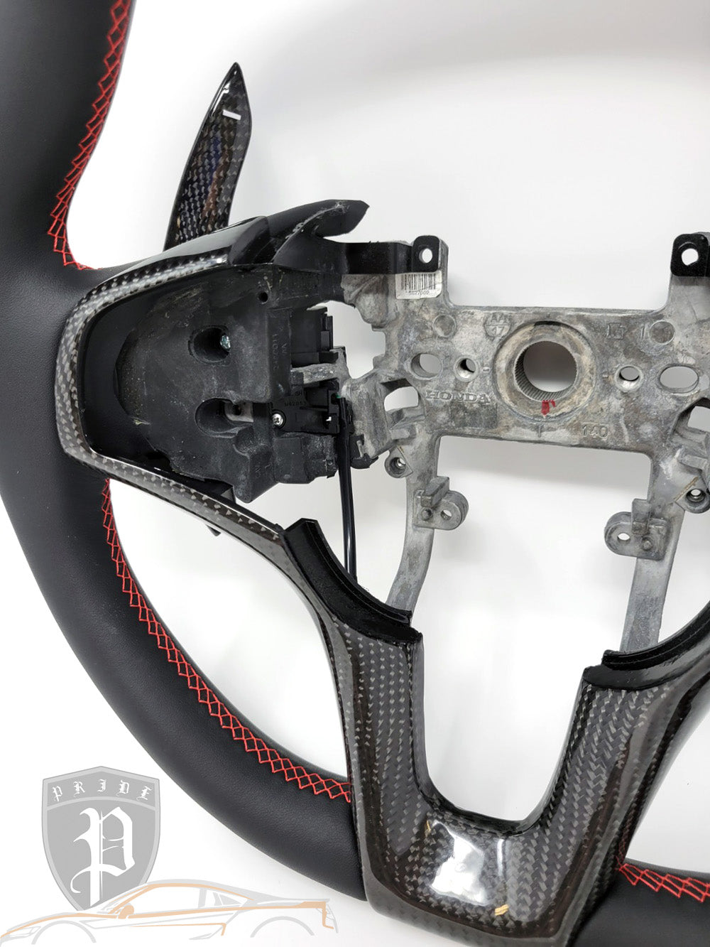 PRIDE NSX 17-22 Carbon Steering Wheel Center Faceplate