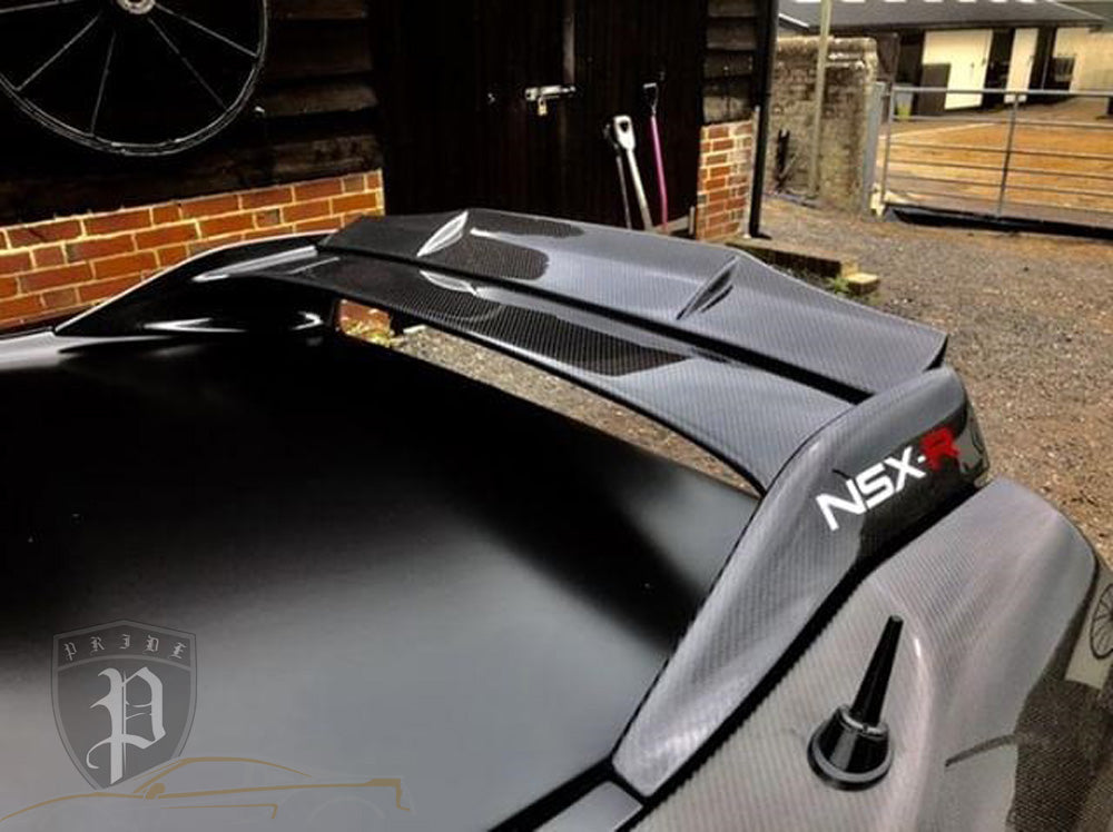 PRIDE Carbon NSX-R Spoiler Extension -BLEMISHED