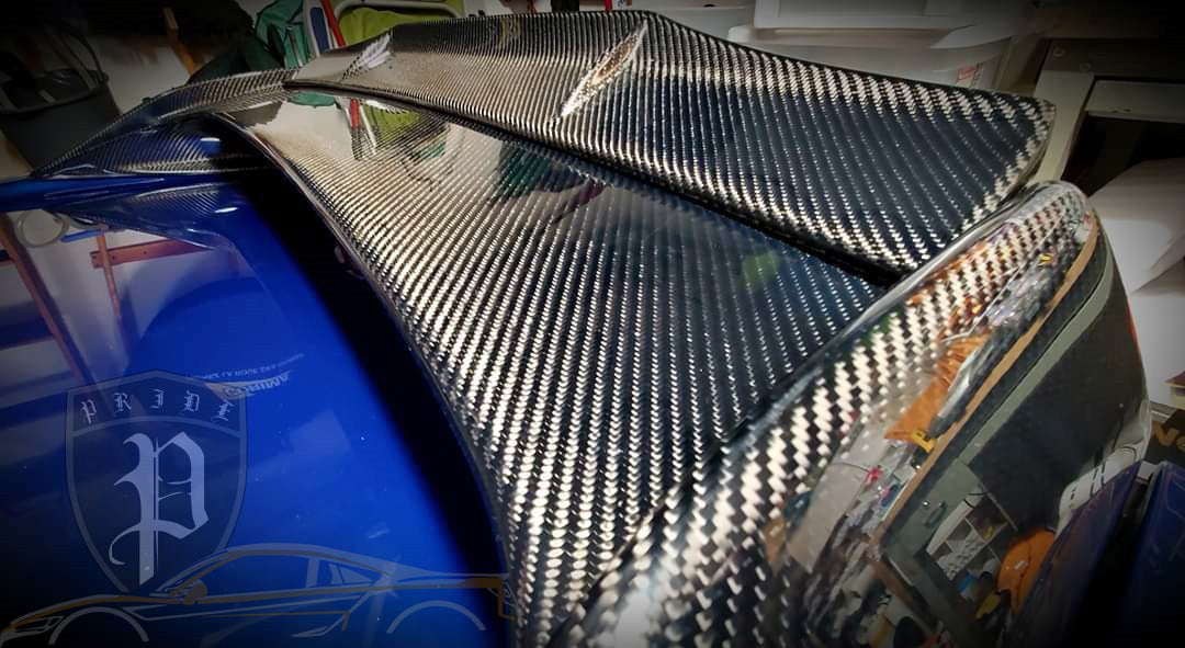 PRIDE Carbon NSX-R Spoiler Extension