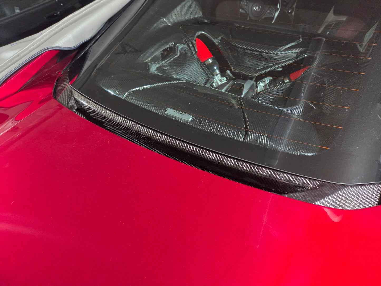 PRIDE NSX 17-22 Carbon Rear Window Garnish