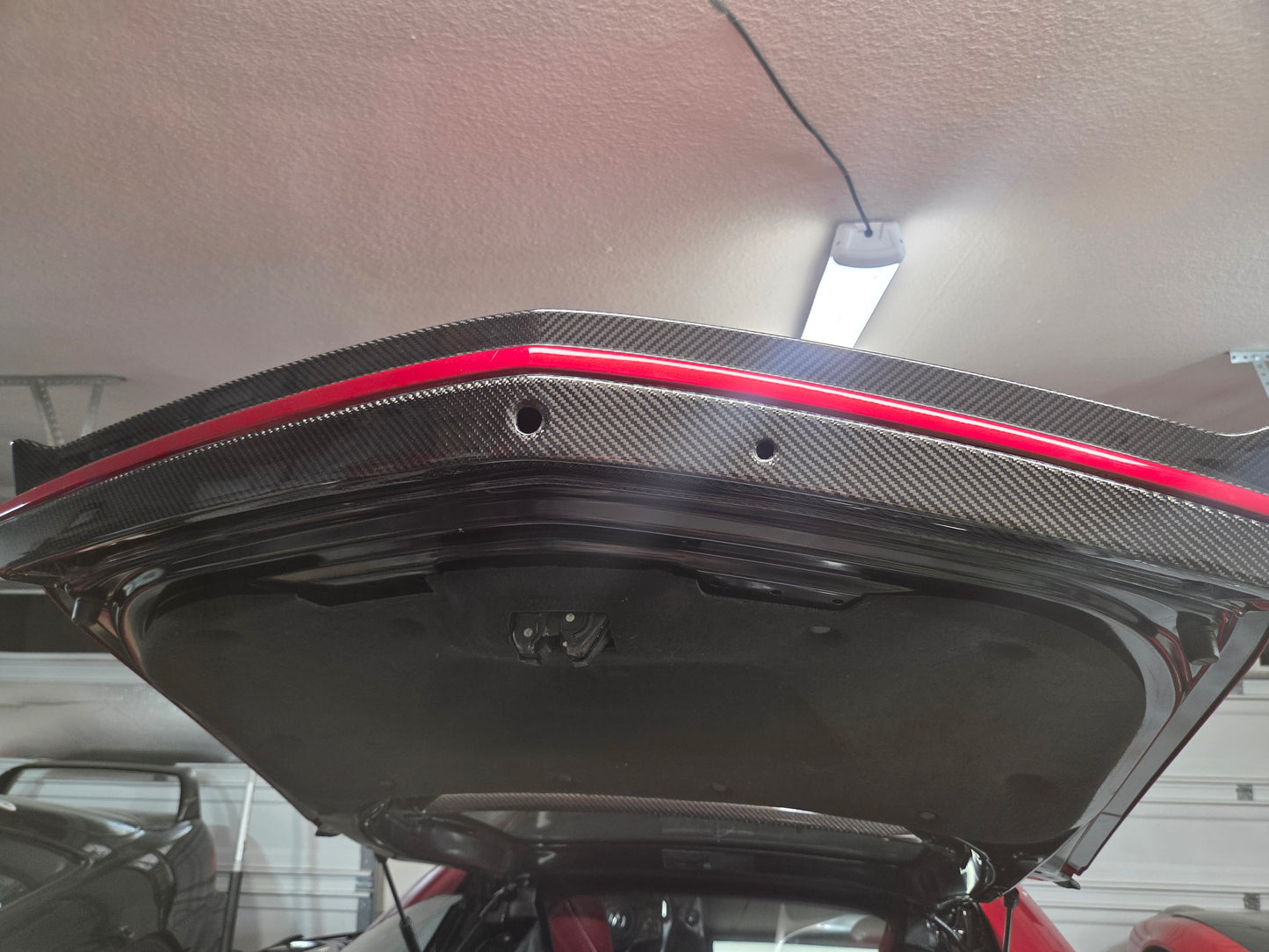 PRIDE NSX 17-22 Carbon Rear Trunk Garnish