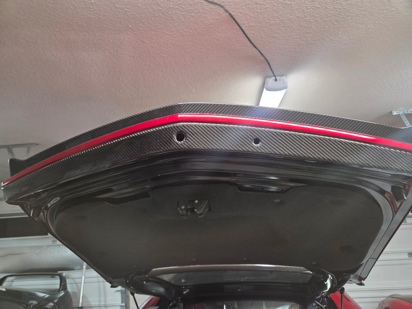 PRIDE NSX 17-22 Carbon Rear Trunk Garnish