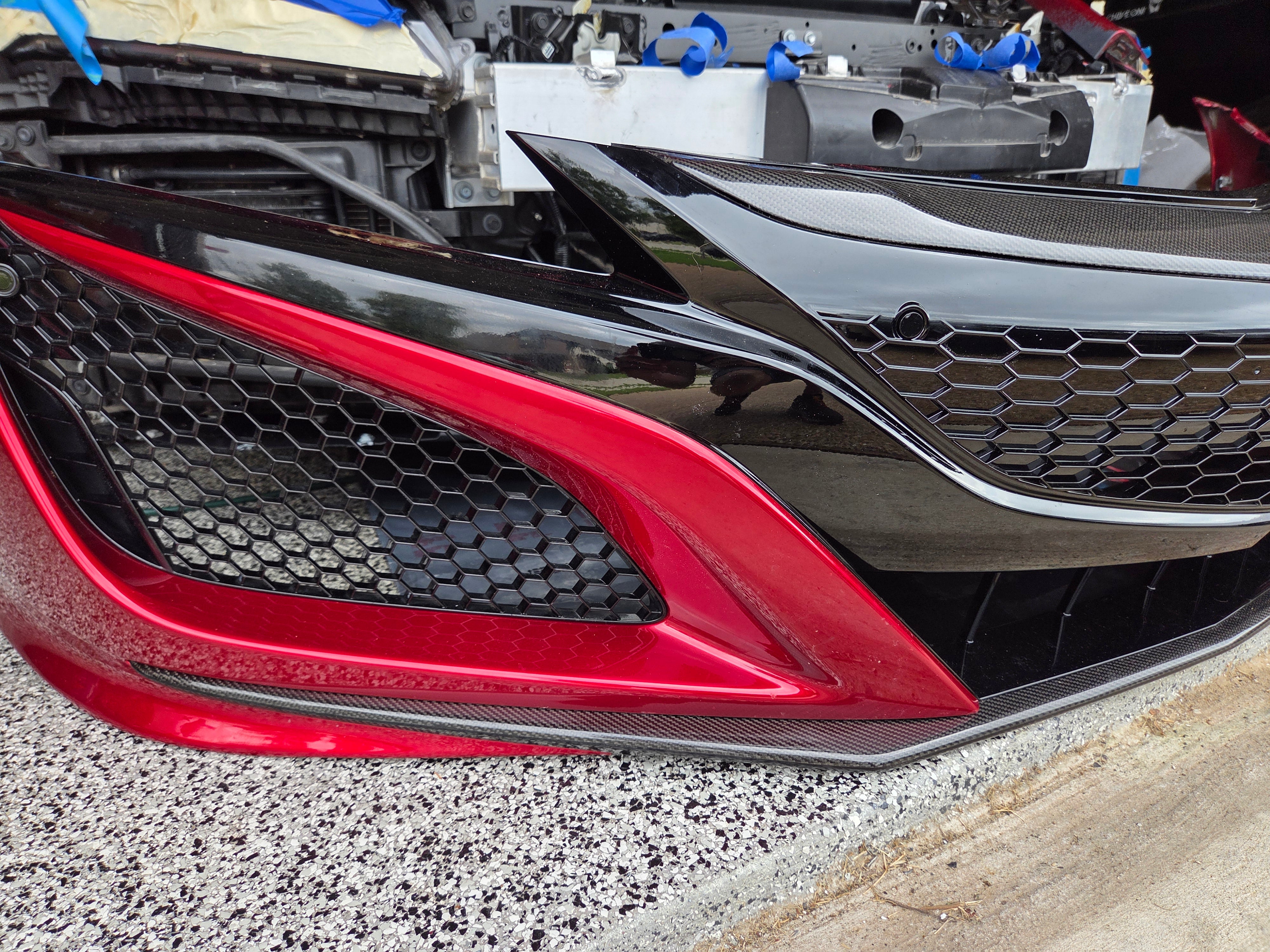 Acura NSX 17-21 Carbon OE Carbon Front Lip – Pride Carbon