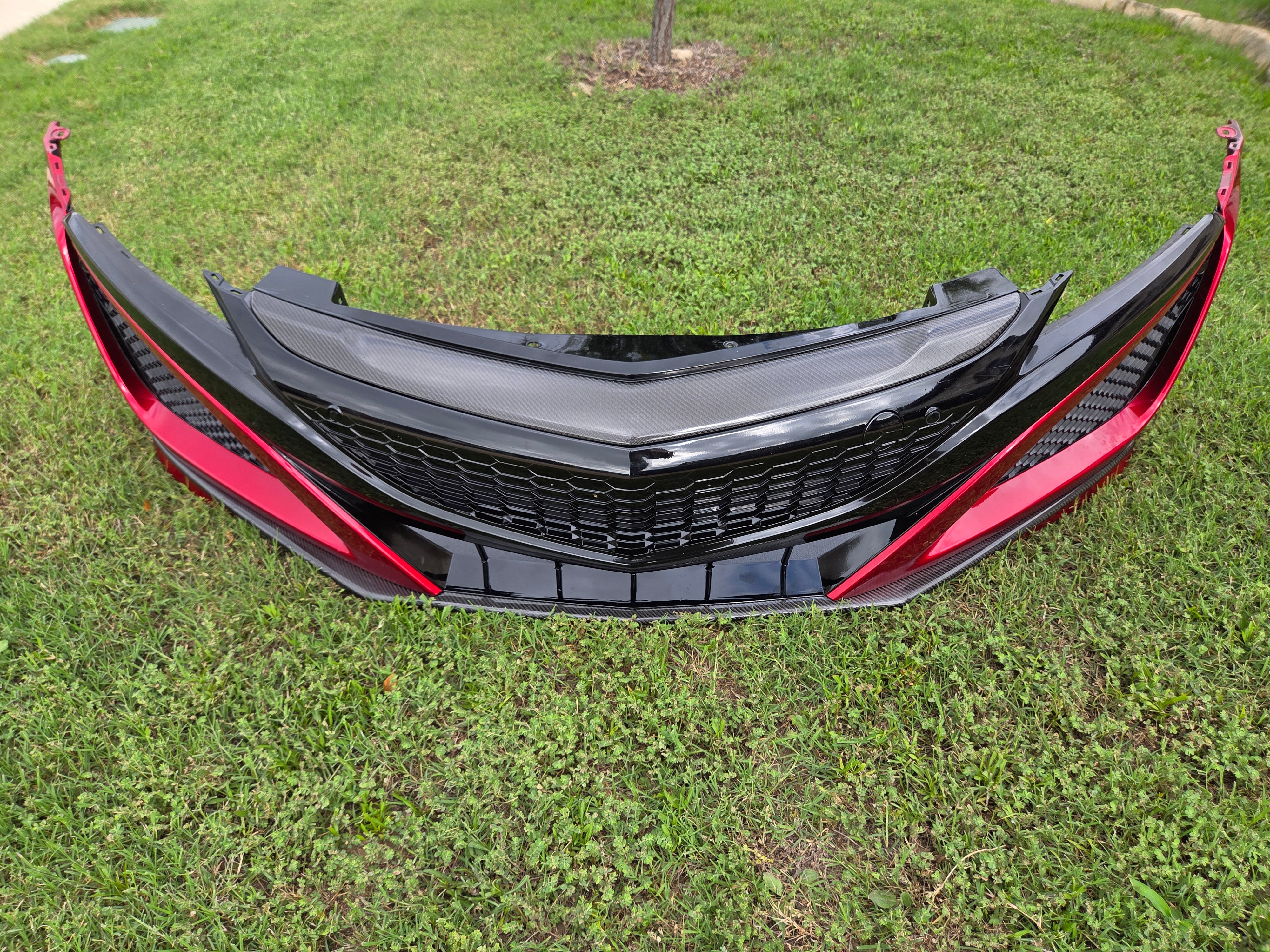 Acura NSX 17-21 Carbon Front Beak/Upper Grill – Pride Carbon