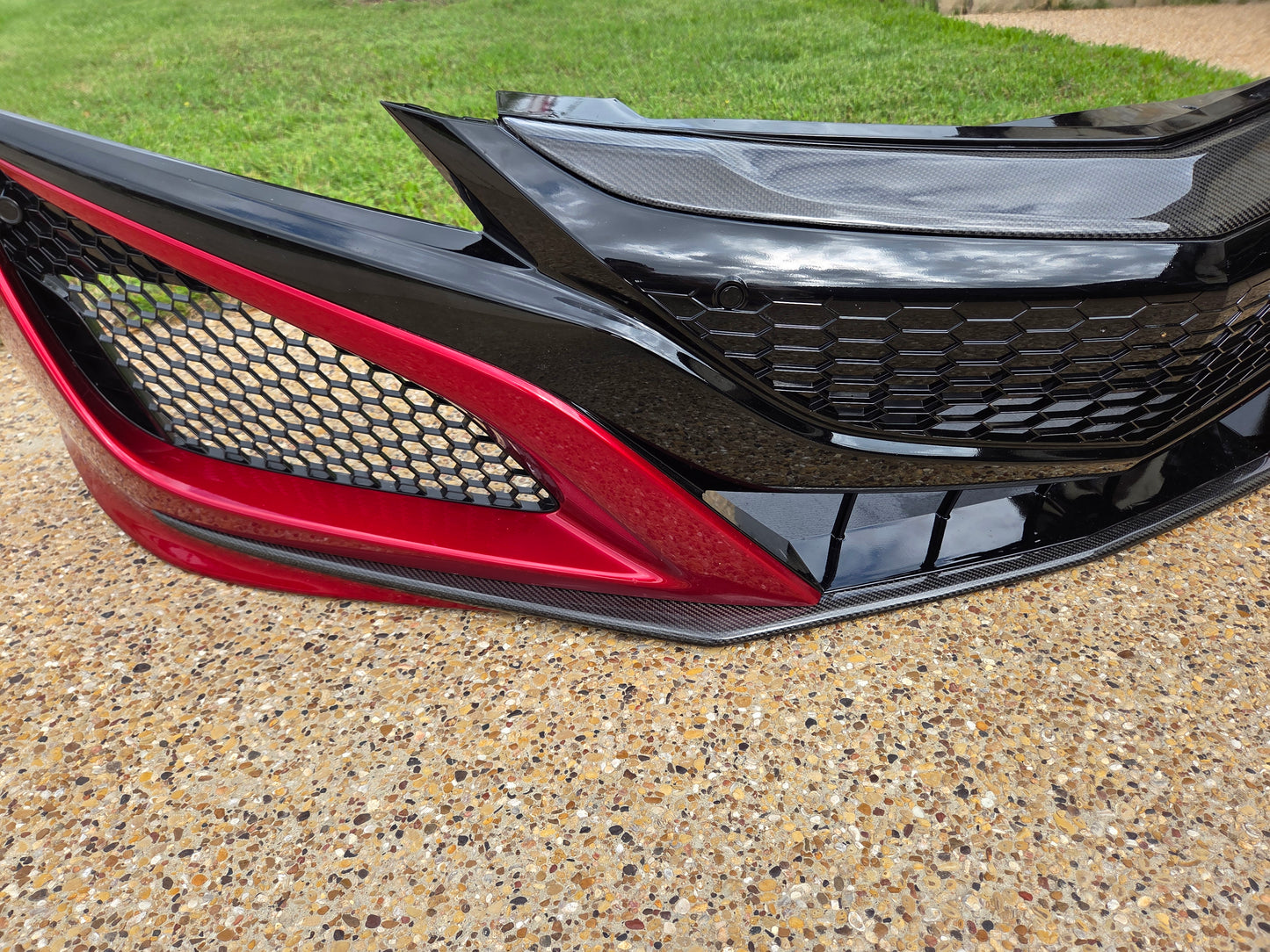 Acura NSX 17-21 Carbon OE Carbon Front Lip