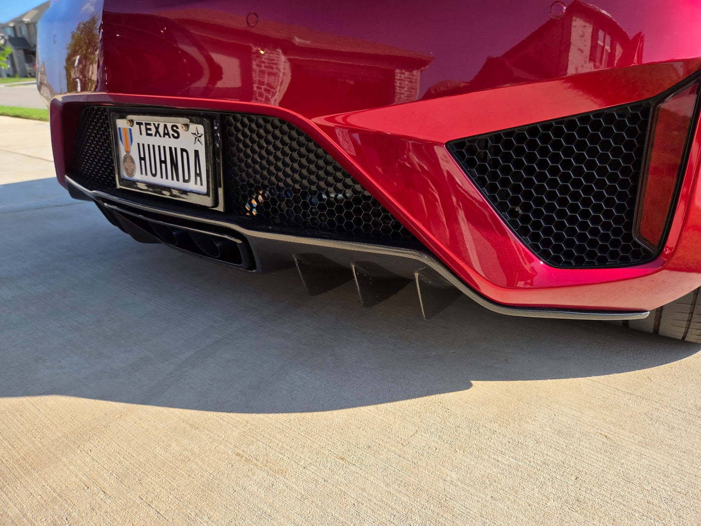 Acura NSX 17-21 Carbon Rear Valance/Diffuser OE Style