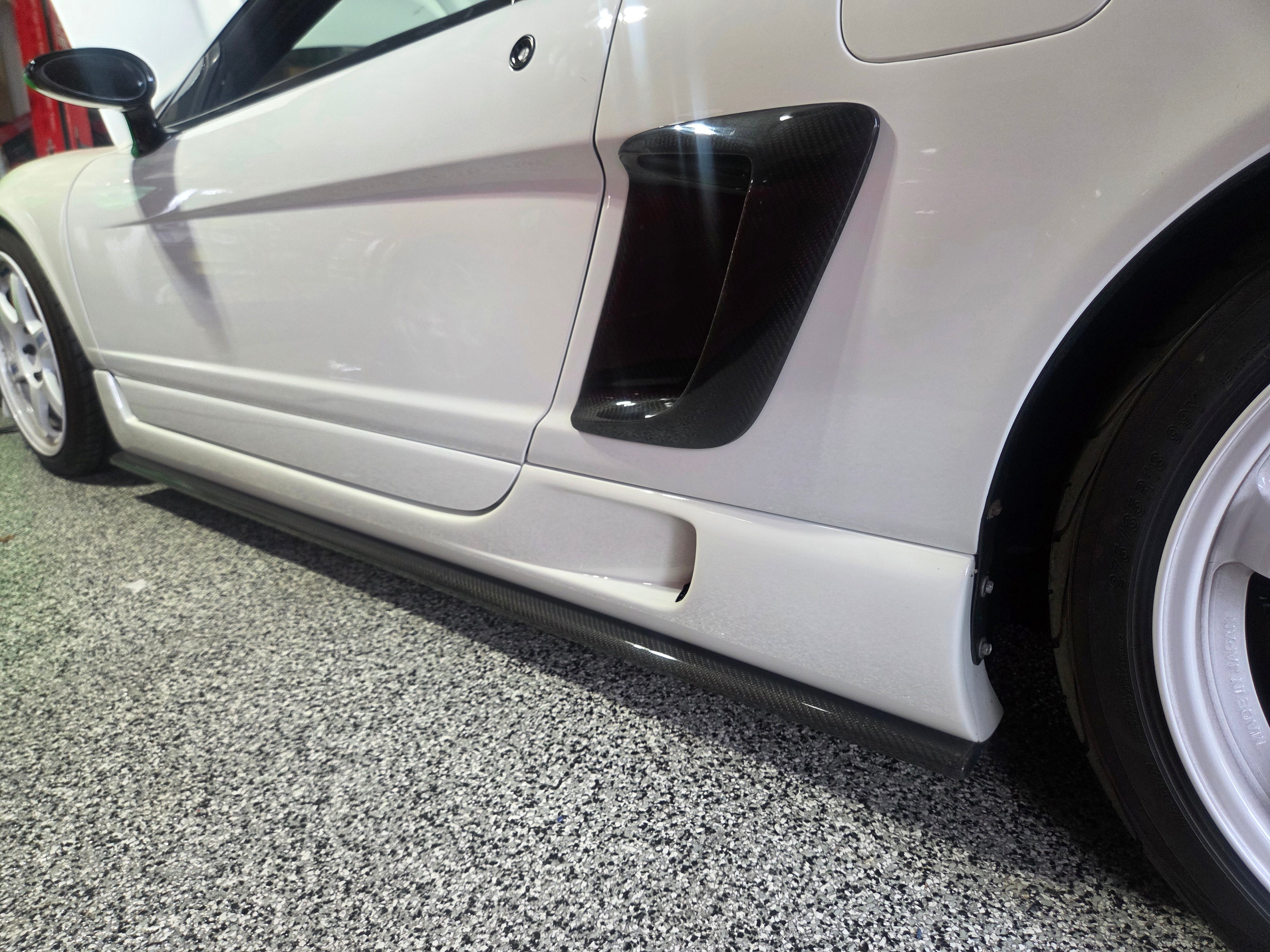 Pride Carbon Acura NSX 02-05 Side Strakes/Splitters