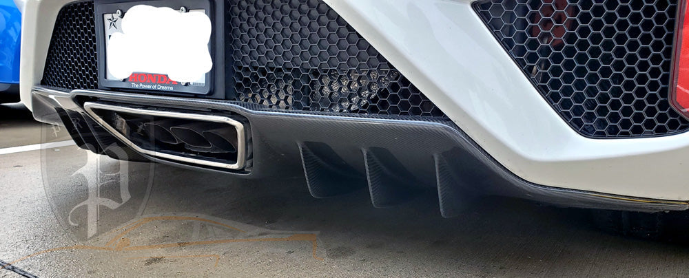 Acura NSX 2017-2021 Carbon Rear Valance/Diffuser OE Style Blemished