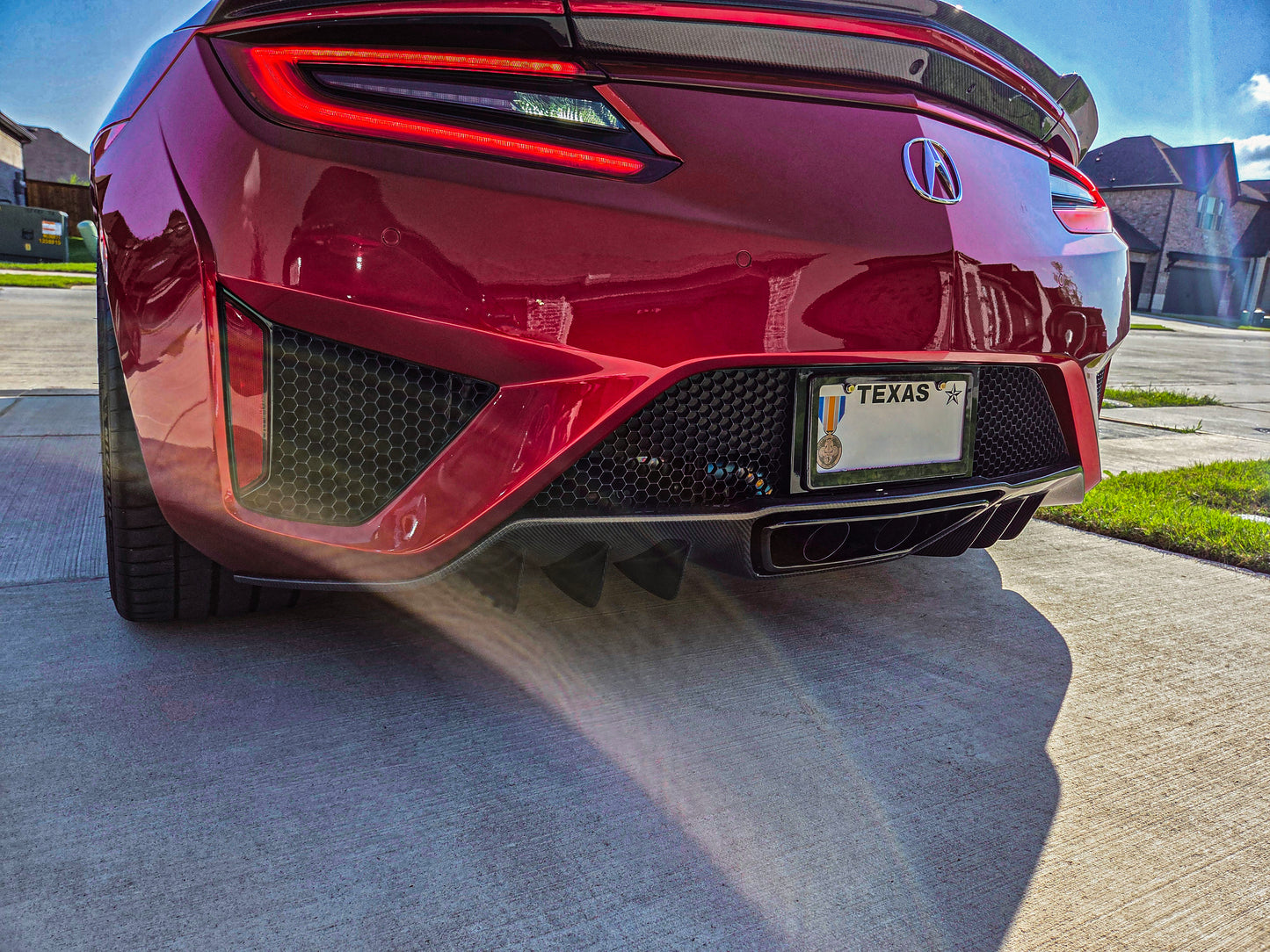 Acura NSX 17-21 Carbon Rear Valance/Diffuser OE Style
