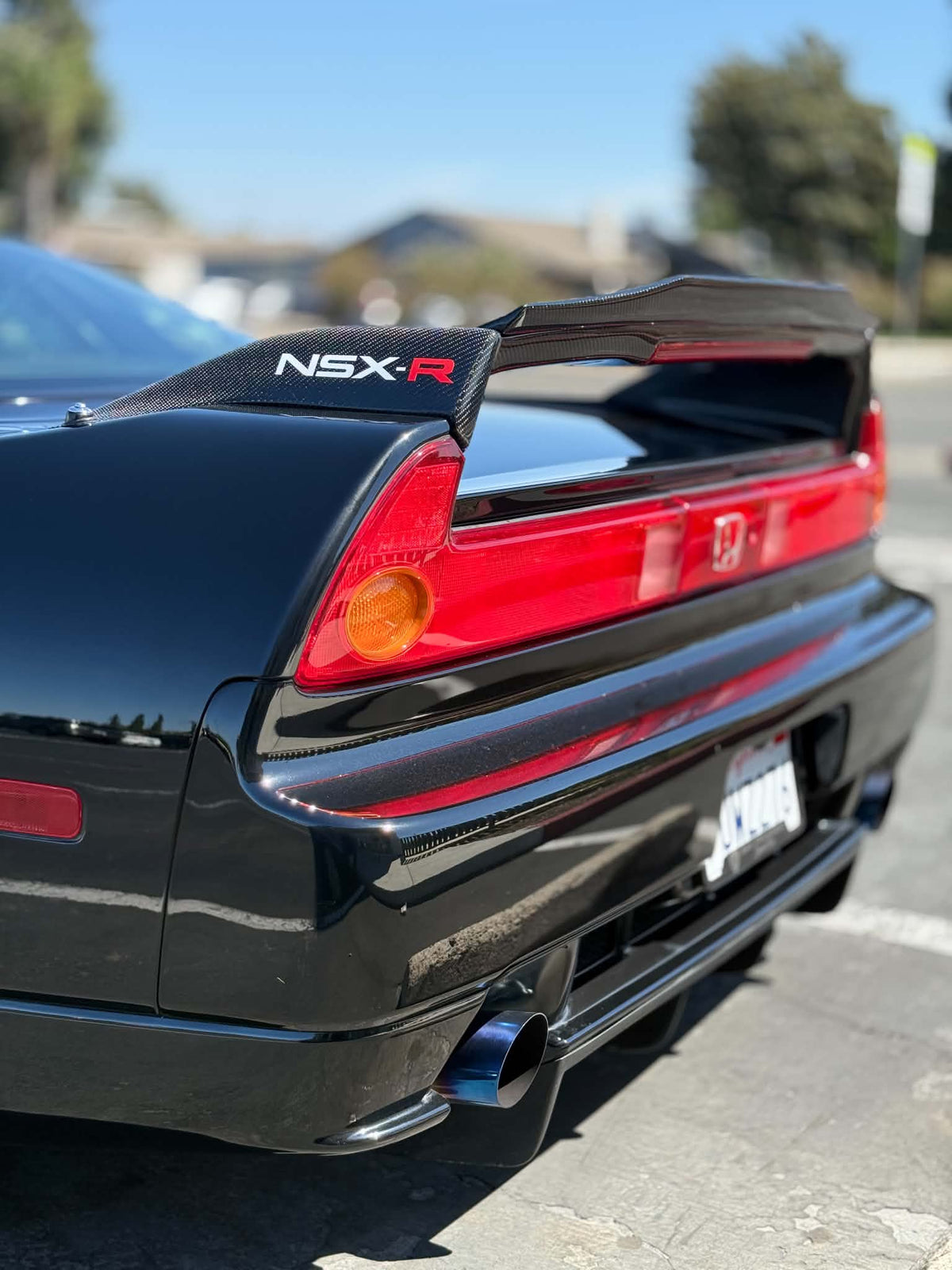 PRIDE Carbon NSX-R Spoiler Extension