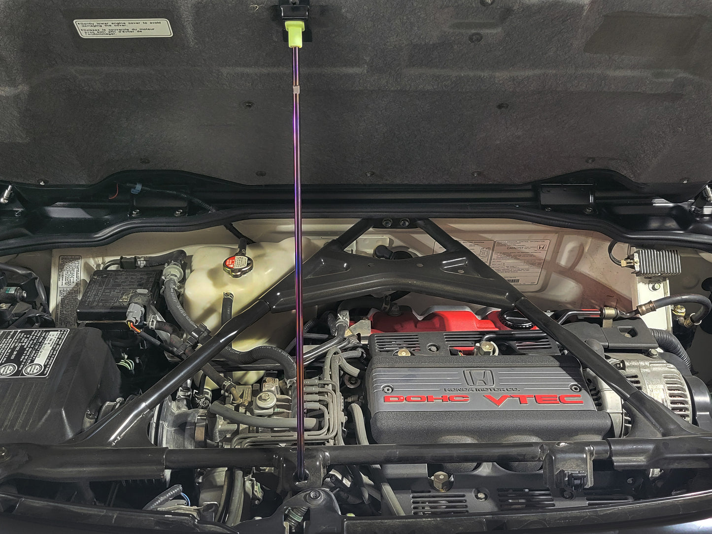 Pride NSX Burnt Titanium Engine Bay Prop Rod