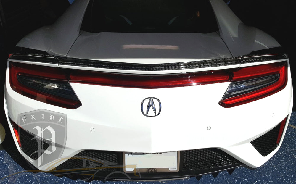 Nsx Type R Spoiler Acura NSX 2017-2021 Carbon 3 Piece Spoiler – Pride Carbon